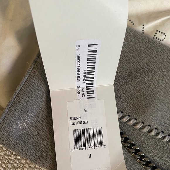 Stella McMartney Falabella Mini Crosssbody in Light Gray/Silver - Picture 8 of 8